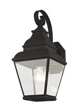 Livex Lighting 2590-04 - 1 Light Black Outdoor Wall Lantern