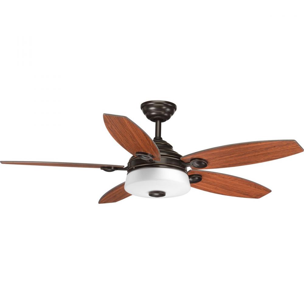 Graceful Collection 54" 5 Blade Fan w/ LED Light