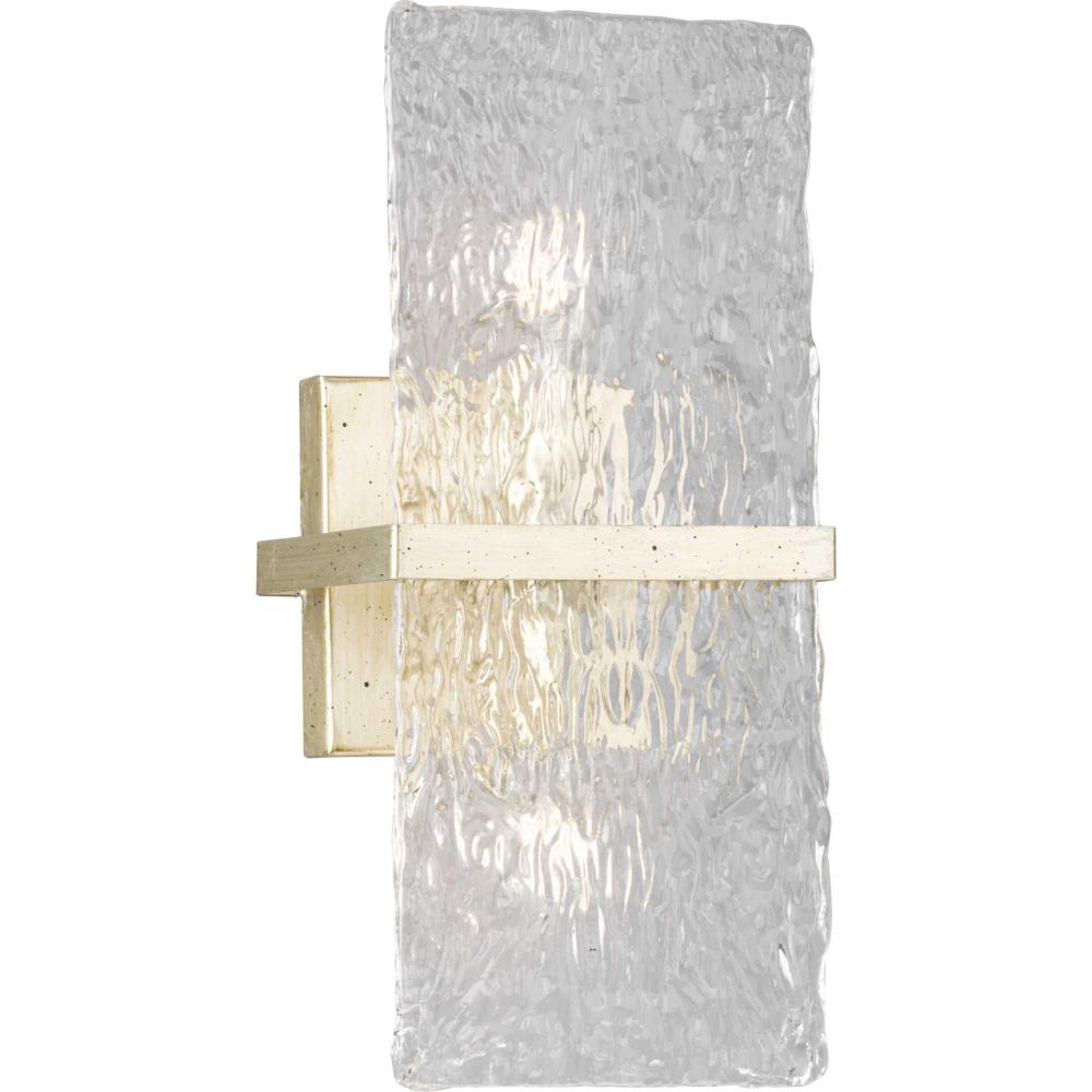 Chevall Collection Two-Light Gilded Silver Modern Organic Wall Sconce