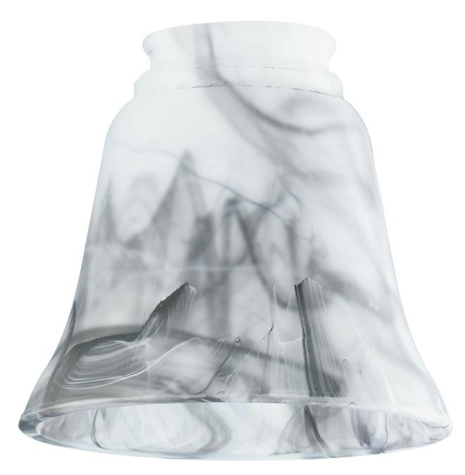 Licorice Marbleized Bell Shade