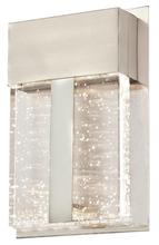 Westinghouse 6349000 - LED Wall Fixture Brushed Nickel Finish Bubble Glass