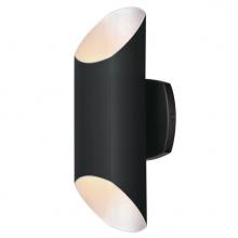 Westinghouse 6579400 - Dimmable LED Up and Down Light Wall Fixture Matte Black Finish