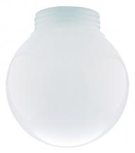 Westinghouse 8145000 - White Glass Threaded Neck Globe