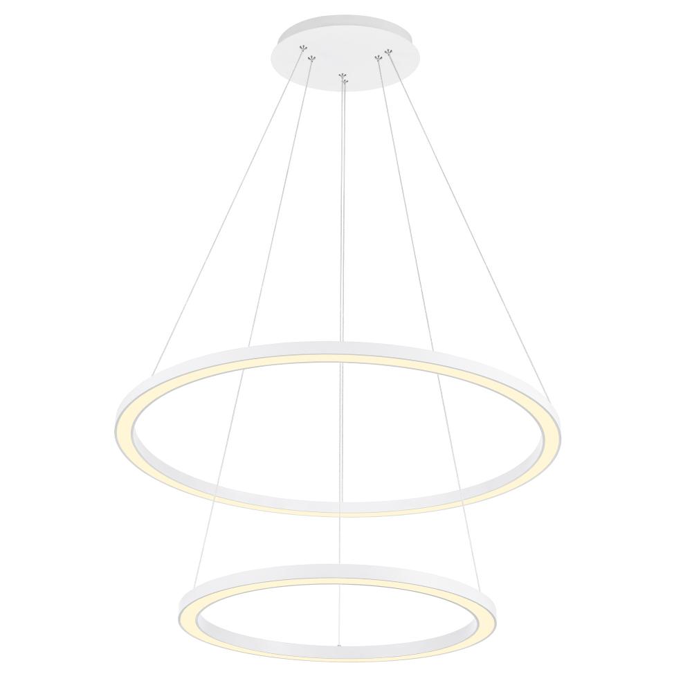 Chalice LED Chandelier With White Finish