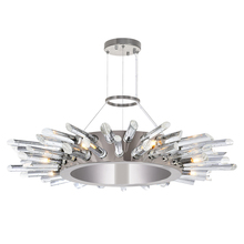 CWI Lighting 1170P25-8-613 - Thorns 8 Light Chandelier With Polished Nickle Finish