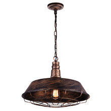 CWI Lighting 9611P18-1-128 - Morgan 1 Light Down Pendant With Antique Copper Finish