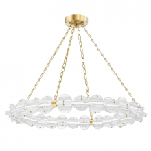 Hudson Valley 1938-AGB - SMALL LED CHANDELIER