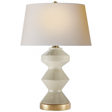 Visual Comfort  CHA 8666ICO-NP - Weller Zig-Zag Table Lamp