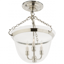 Visual Comfort  CHC 2109PN - Country Semi-Flush Bell Jar Lantern