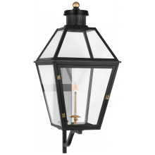 Visual Comfort  CHO 2457BLK-CG - Stratford XL Bracketed Gas Wall Lantern