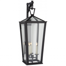 Visual Comfort  CHO 2789BZ-CG - Darlana Large Tall Bracketed Wall Lantern