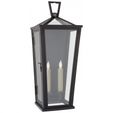 Visual Comfort  CHO 2791BZ-CG - Darlana Medium Tall 3/4 Wall Lantern
