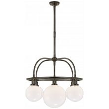 Visual Comfort  RL 5470BZ-WG - McCarren Single Tier Chandelier
