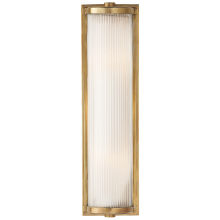 Visual Comfort  TOB 2141HAB-FG - Dresser Long Glass Rod Light