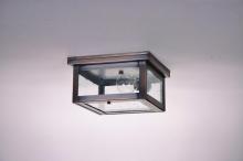 Northeast Lantern 4314-AC-MED-CLR - Flush Antique Copper Medium Base Socket Clear Glass