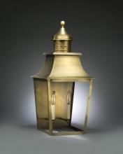 Northeast Lantern 5551-AC-LT2-CLR - Pagoda Wall Antique Copper 2 Candelabra Sockets Clear Glass
