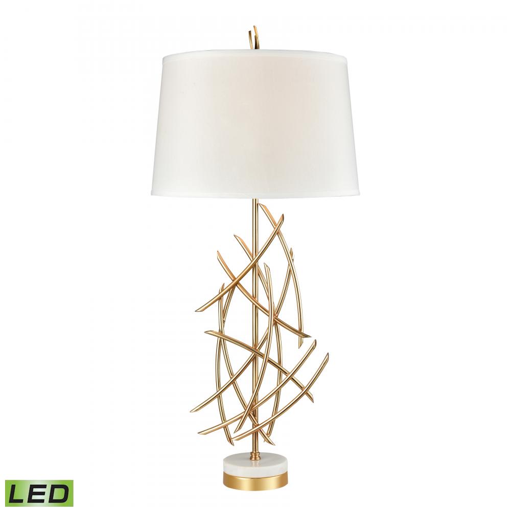Parry 35.5'' High 1-Light Table Lamp - Gold - Includes LED Bulb
