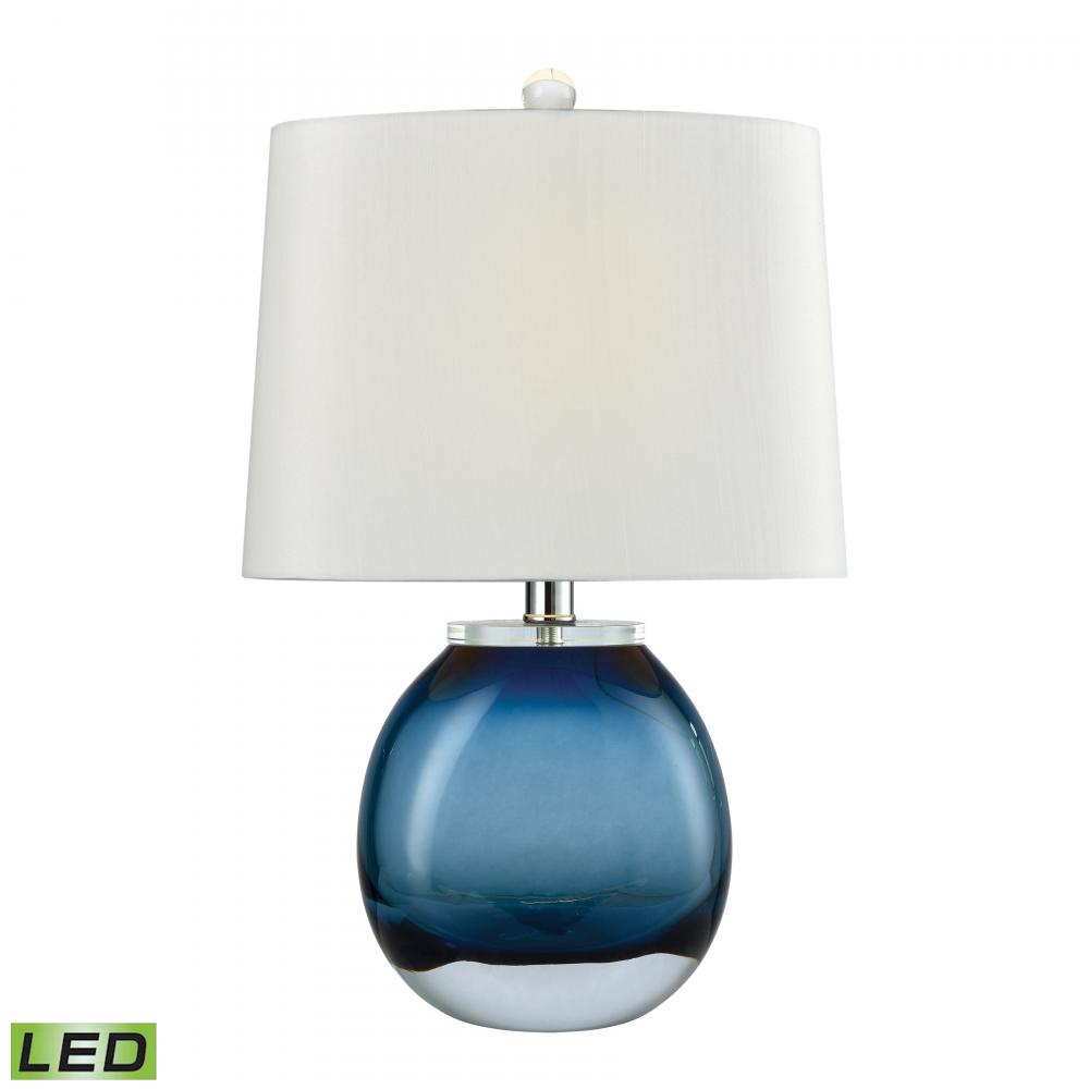 Playa Linda 19'' High 1-Light Table Lamp - Blue - Includes LED Bulb