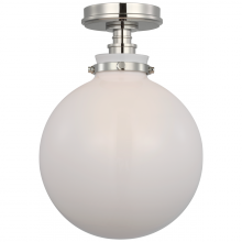 Visual Comfort  CHC 4526PN-WG - Parkington 10" Globe Flush Mount