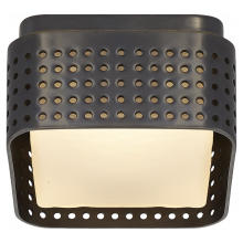 Visual Comfort  KW 4055BZ-CDG - Precision 4.5" Solitaire Flush Mount