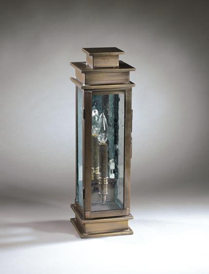 Wall Verdi Gris 1 Candelabra Socket Clear Glass Antique Mirror